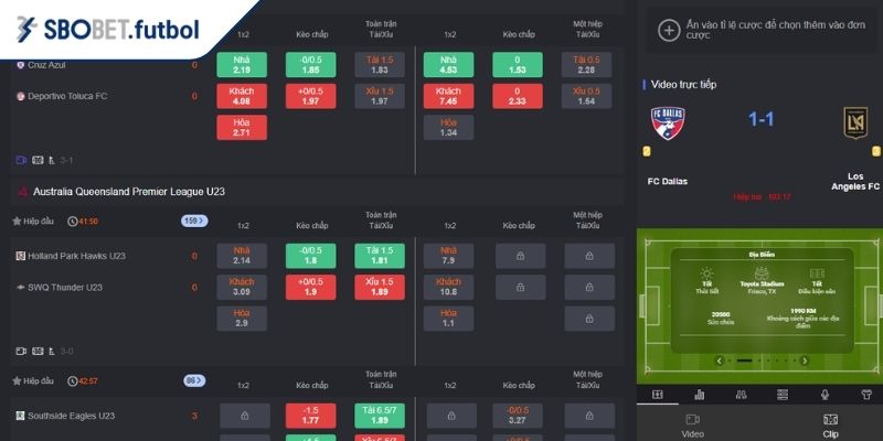 Hướng dẫn đọc và ví dụ kèo chấp 1 1/2 tại SBOBET